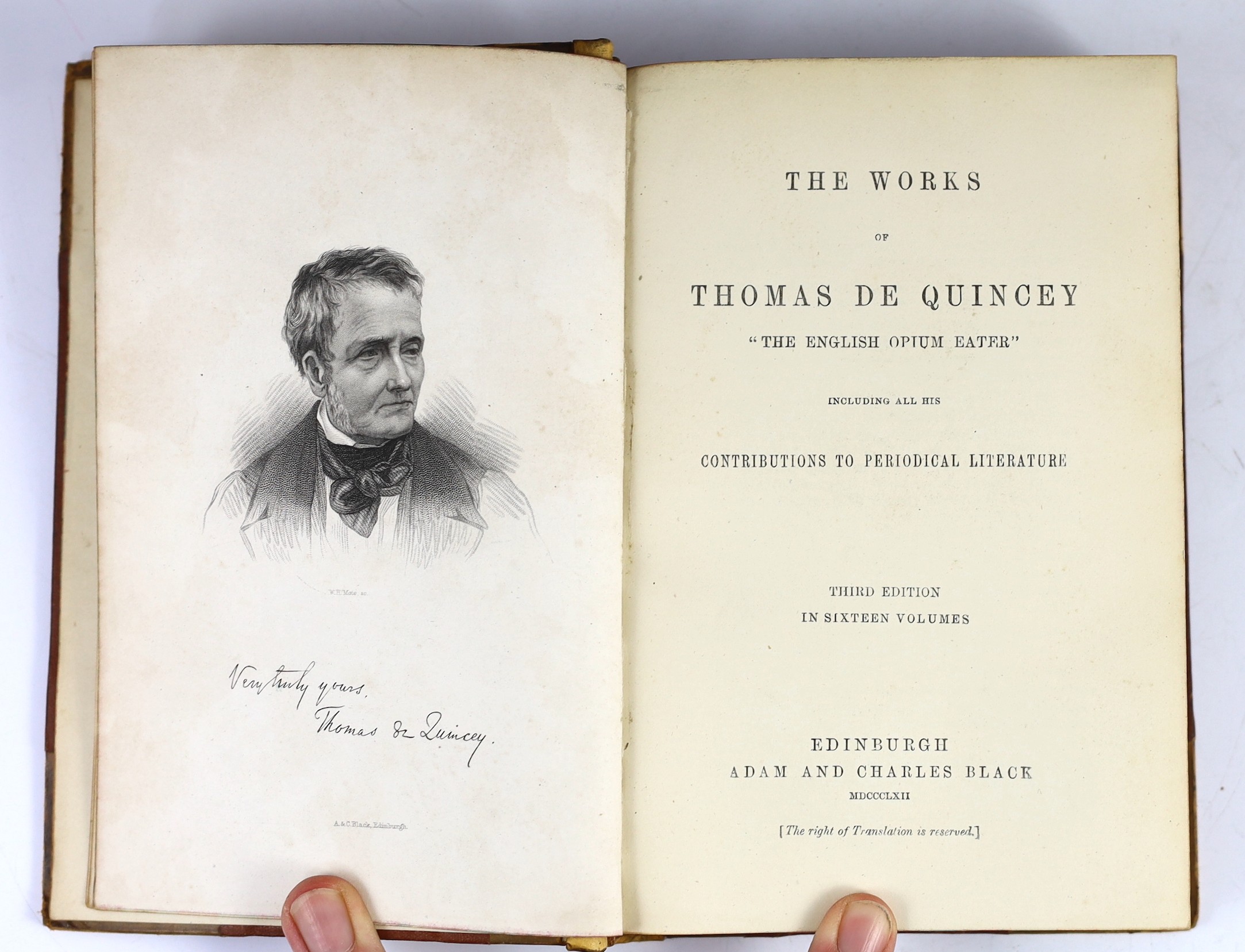 De Quincy works (17 vols)